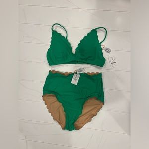 NWT JCrew high waisted bikini - size small